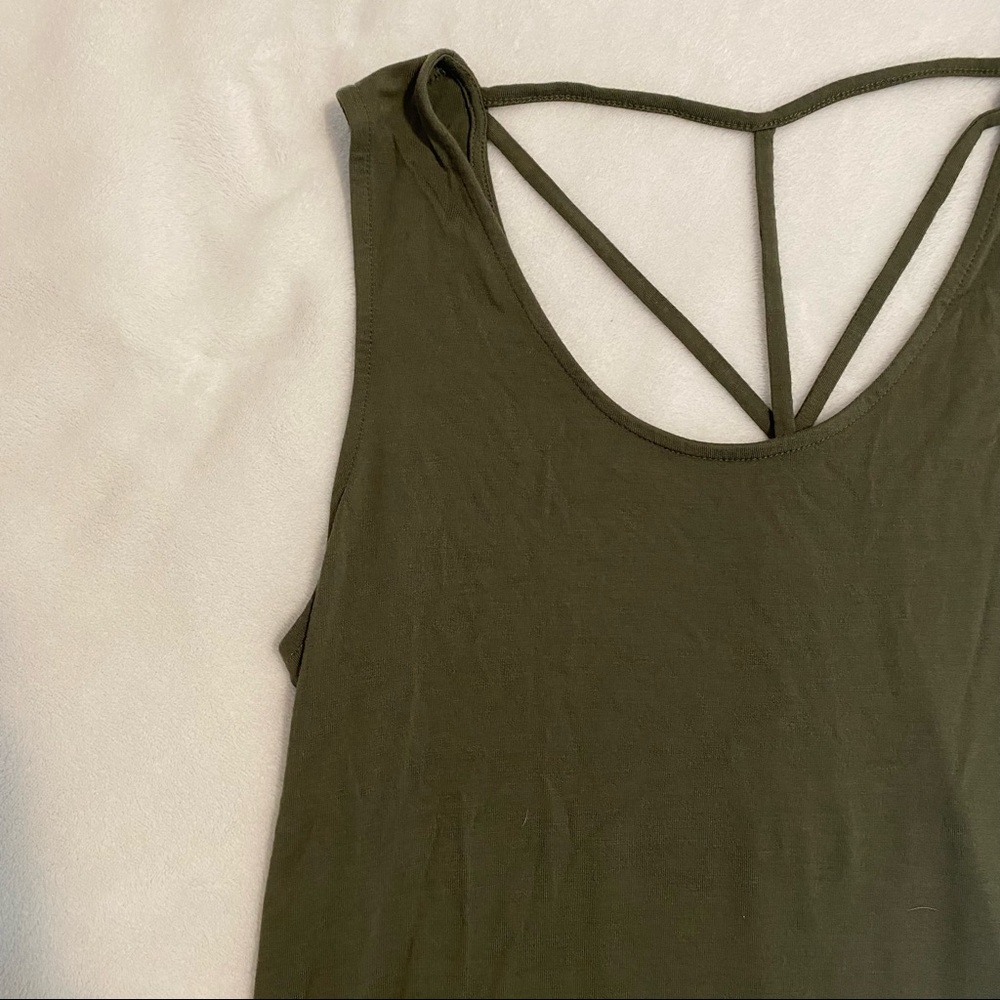 Olive Green Sundress